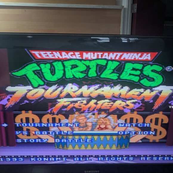 Teenage Mutant Ninja Turtles: Tournament Fighters - Super Nintendo SNES - TESTED - Picture 3 of 3